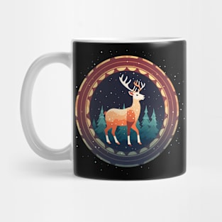 Deer in Ornament, Love Deers Mug